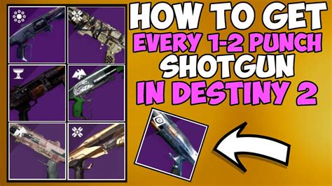 destiny 2 one two punch|destiny 2 one two punch shotguns.